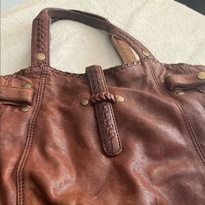 Lucky Brand Brown Leather Tote